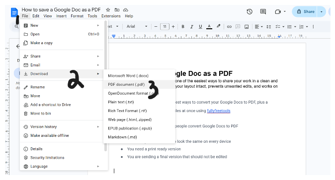 google docs
